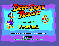 illustration de Deep Duck Trouble Starring Donald Duck