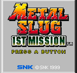 illustration de Metal Slug 1st Mission