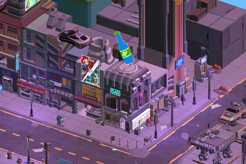 Cyberpunk Bar Sim - Screenshot 2