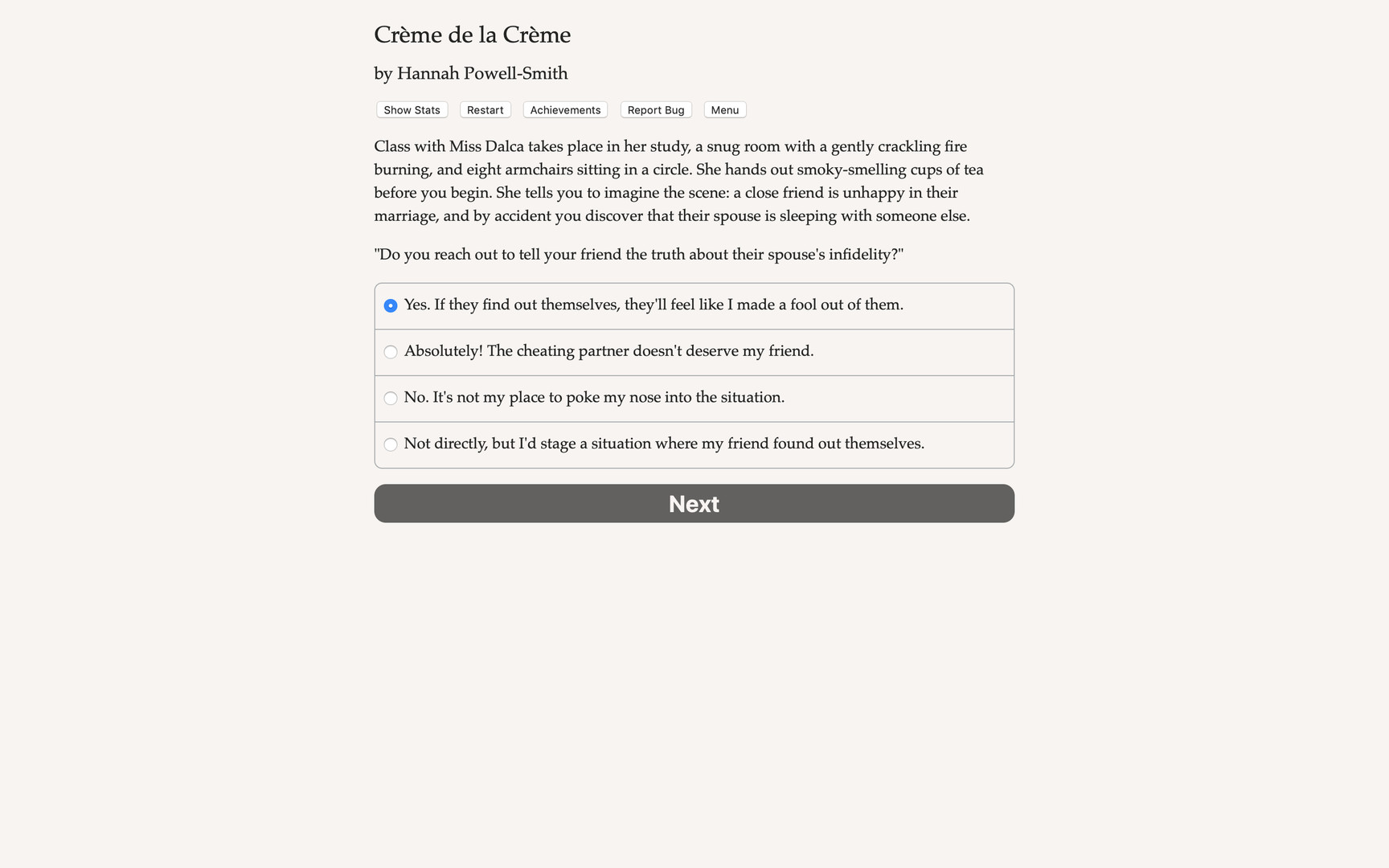 Creme de la Creme - Screenshot 2