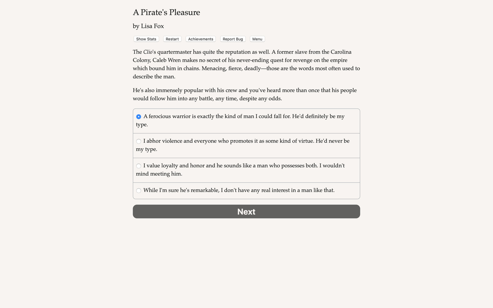 A Pirate's Pleasure - Screenshot 2