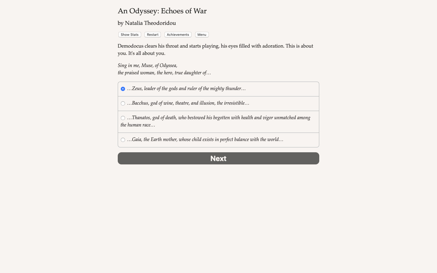 An Odyssey: Echoes of War - Screenshot 4