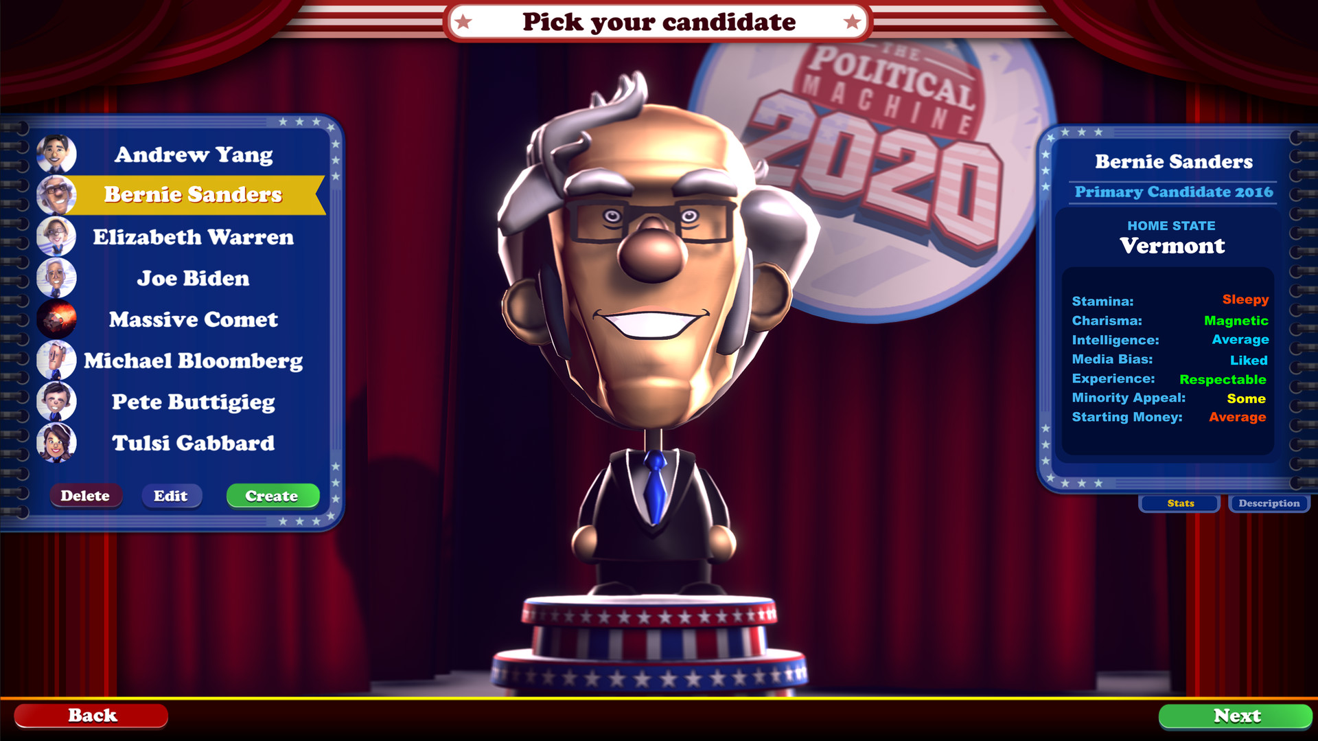 The Political Machine 2020 - Screenshot 4