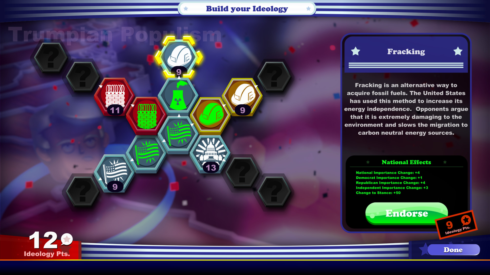 The Political Machine 2020 - Screenshot 2