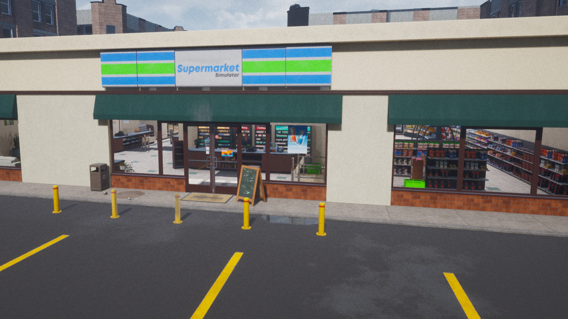 Supermarket simulator цены на товары. Супермаркет симулятор. Supermarket Simulator стим. Симулятор супермаркета на ПК. Супермаркет симулятор с улицы.