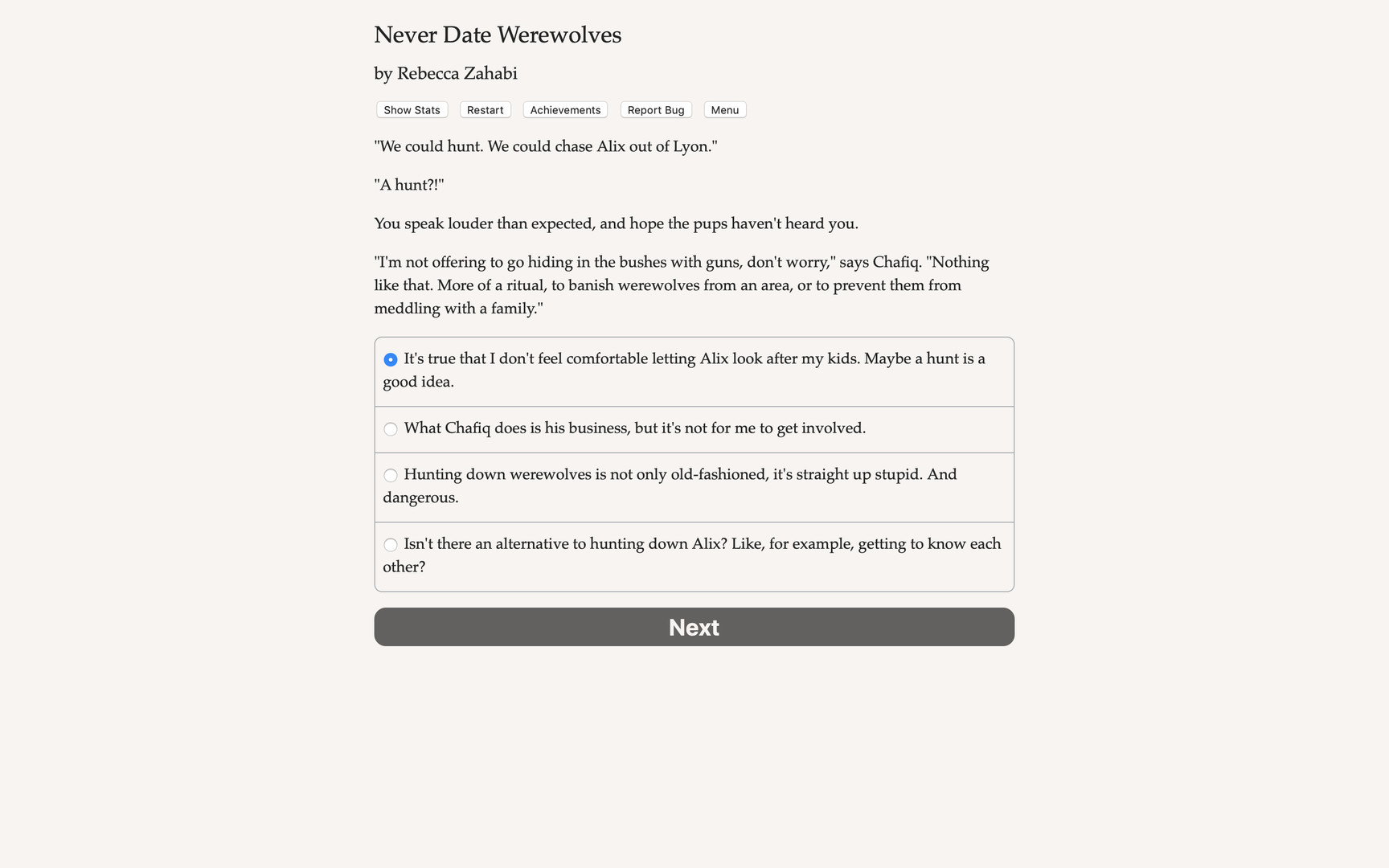 Never Date Werewolves - Screenshot 5