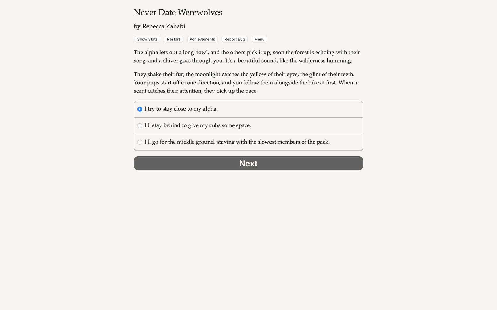 Never Date Werewolves - Screenshot 3