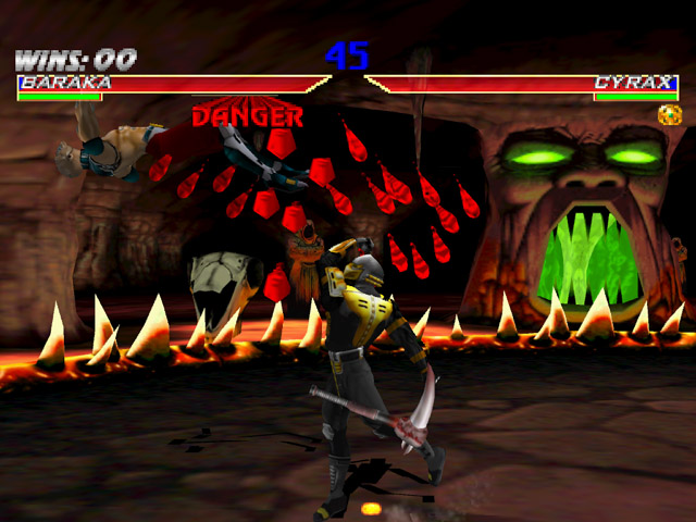 Mortal Kombat Gold (Dreamcast) Arcade as Cyrax 