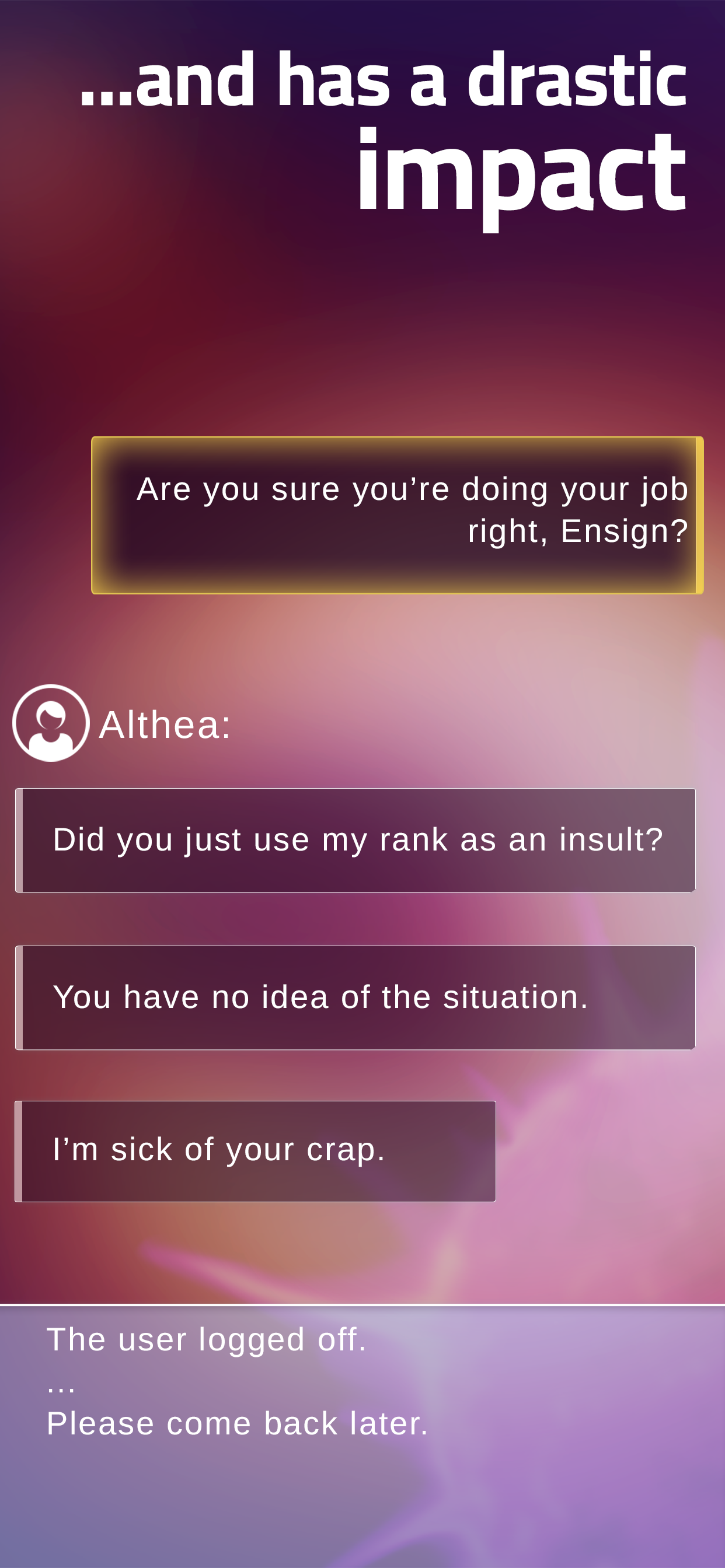 Loop: the distress call - Screenshot 2