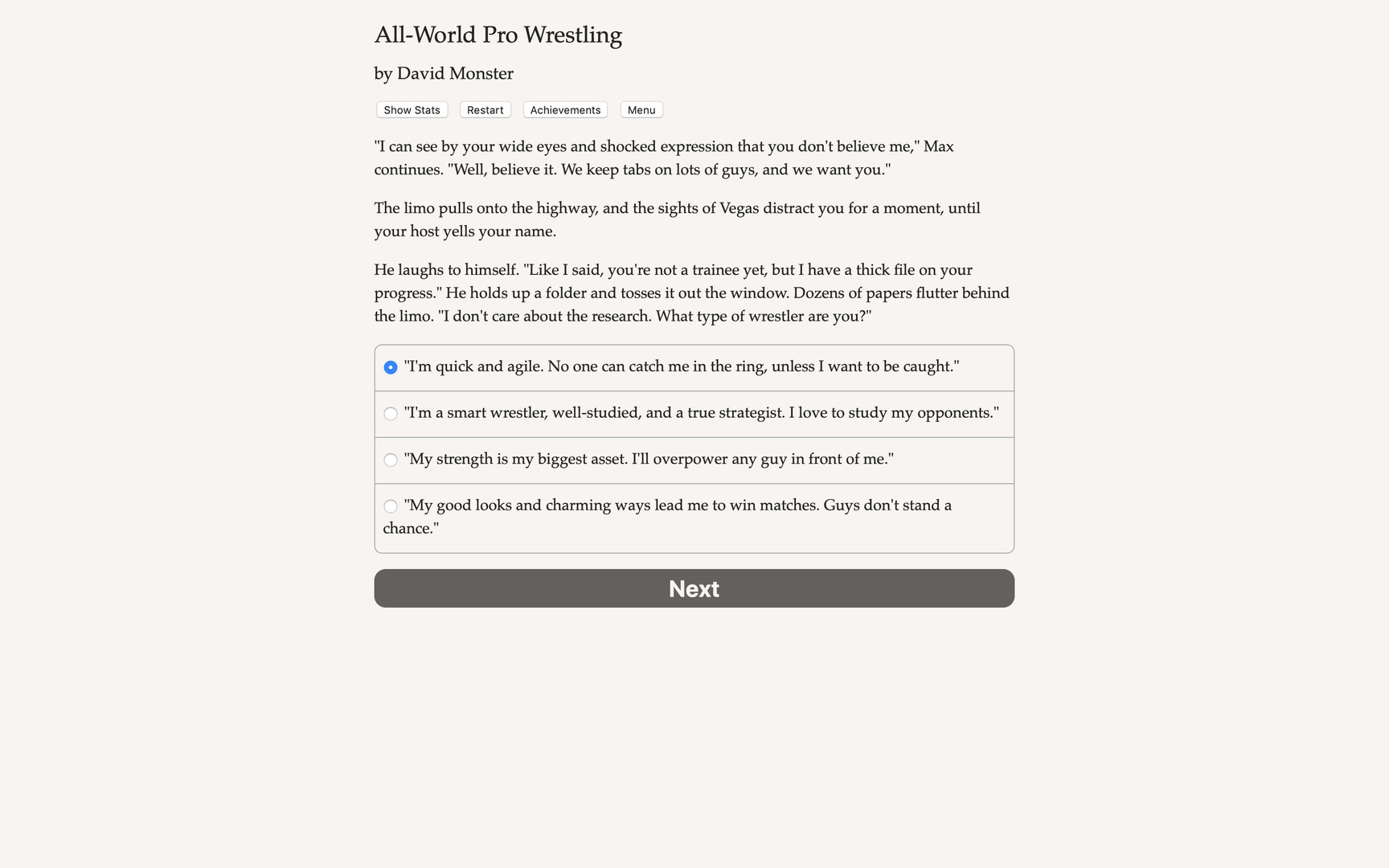 All World Pro Wrestling - Screenshot 1