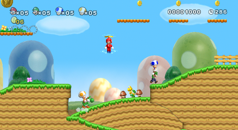 illustration de New Super Mario Bros. Wii