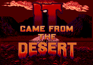 illustration de It Came from the Desert