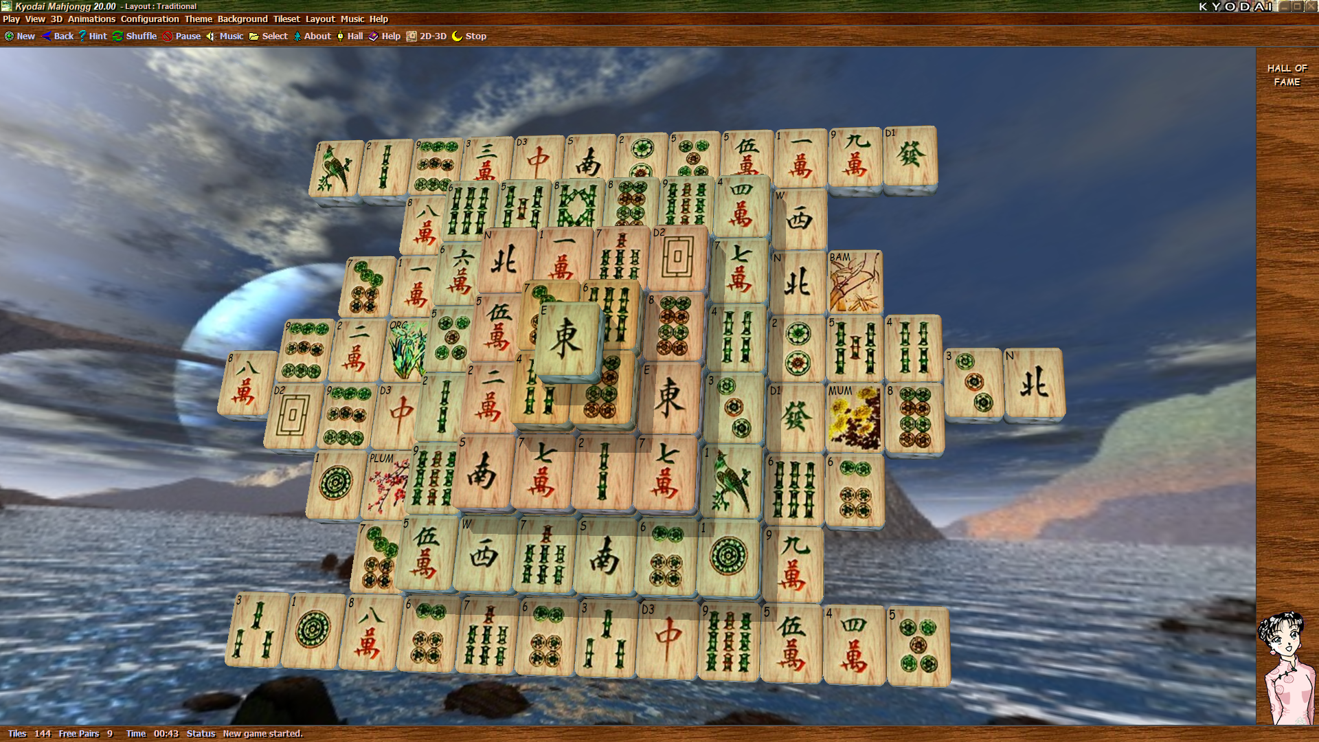 Mahjong Titans (2006) by Microsoft Game Studios / I-Play Windows game