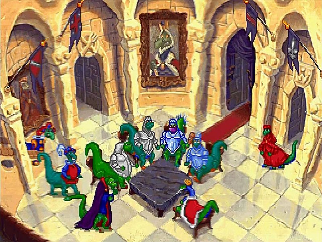 illustration de Blazing Dragons