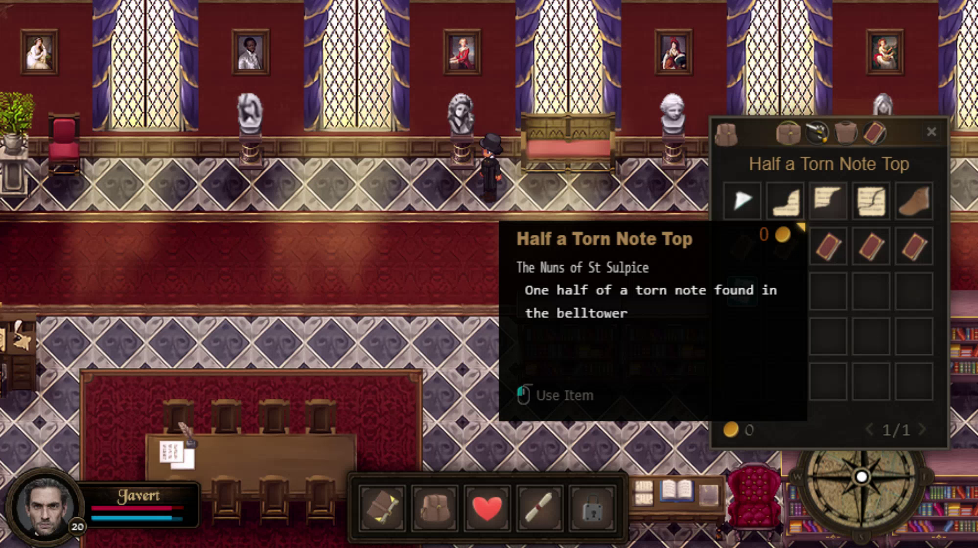 Inspector Javert and the Oath of Blood - Screenshot 1