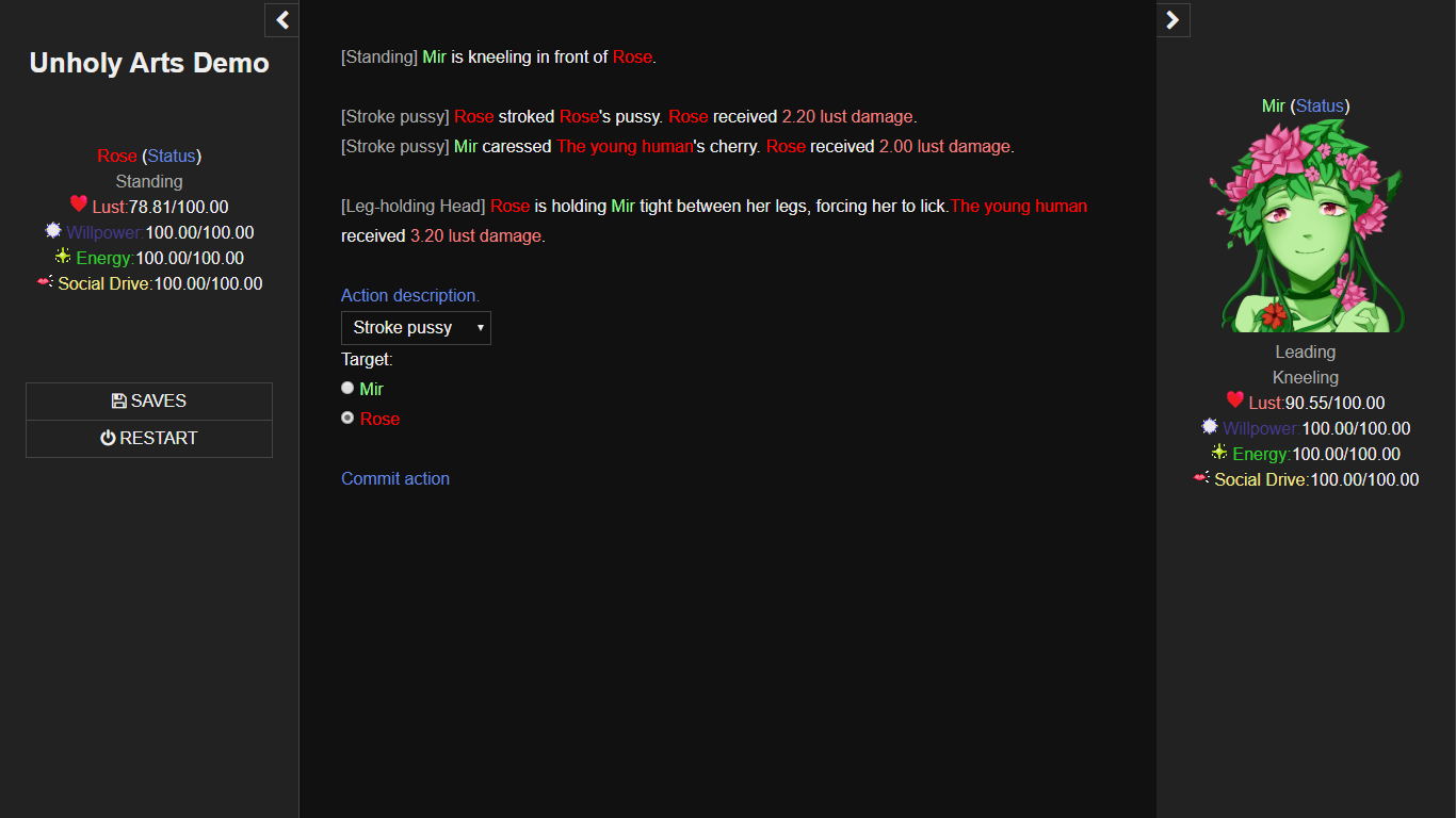 Unholy Arts - Screenshot 2