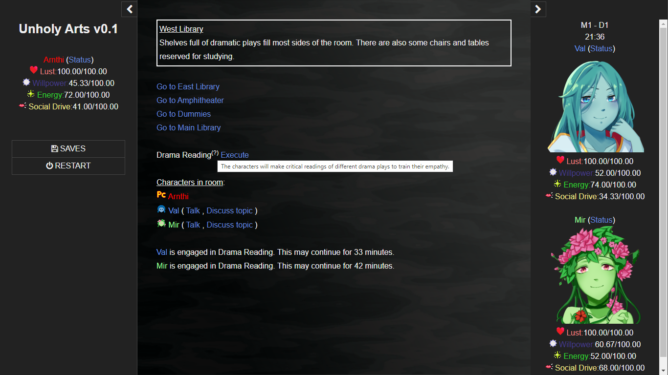 Unholy Arts - Screenshot 3