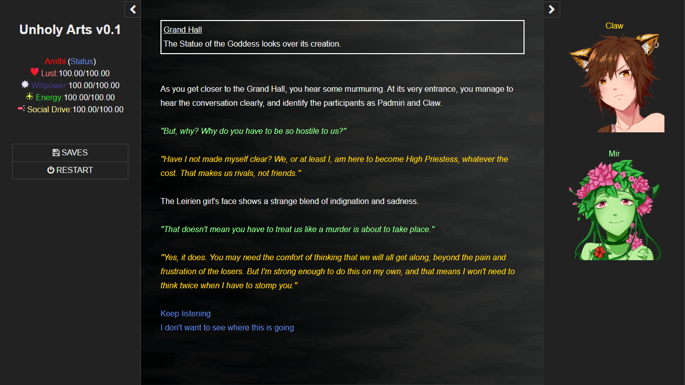 Unholy Arts - Screenshot 4