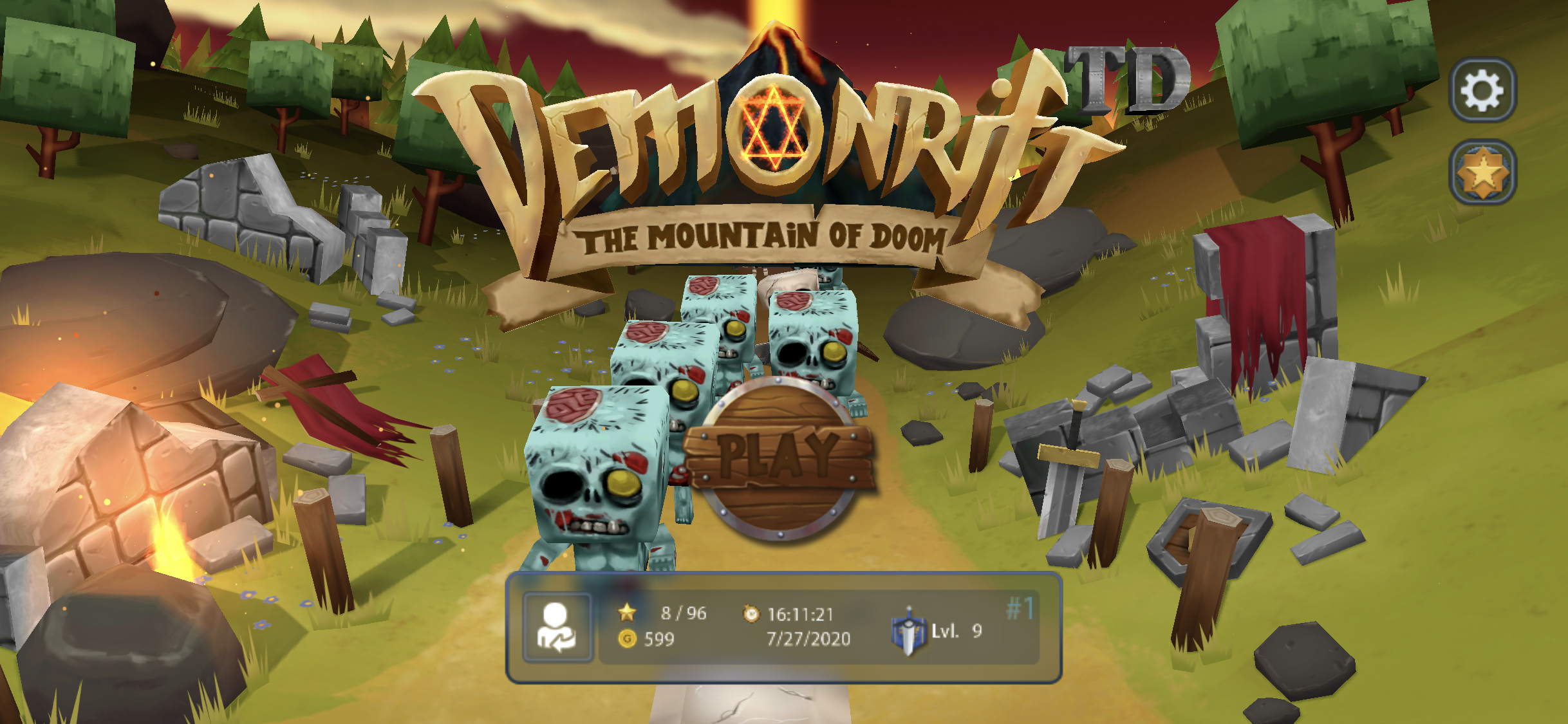 Demonrift TD : The Mountain of doom - Screenshot 1