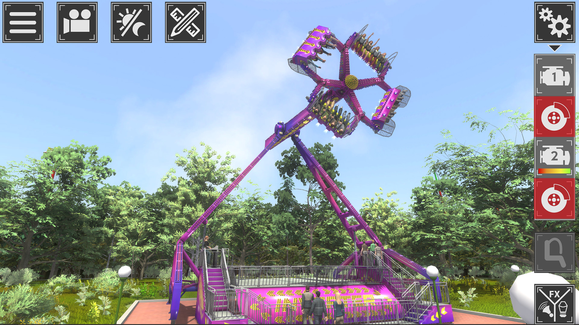 Theme Park Simulator: Rollercoaster Paradise - Screenshot 1