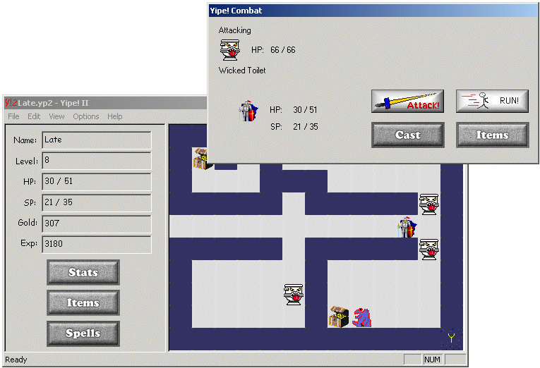 Quest of Yipe! II - Screenshot 1