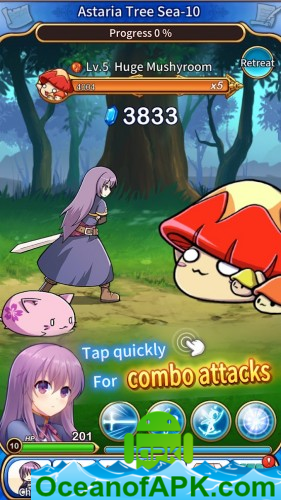 Eternal Senia: Hydrangea After the Rain - Screenshot 1