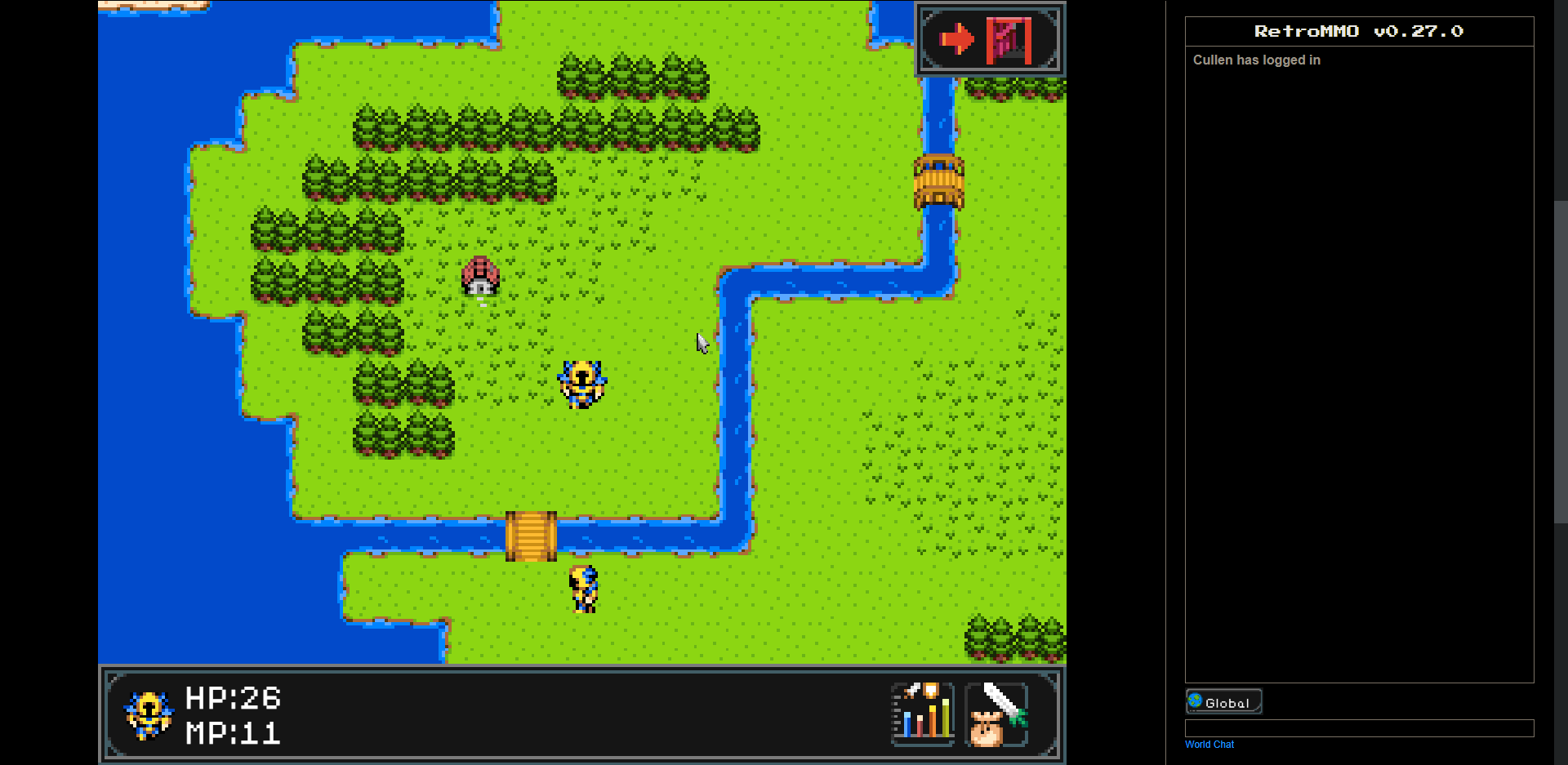 RetroMMO - Screenshot 1