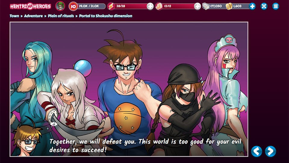 Hentai Heroes - Screenshot 1