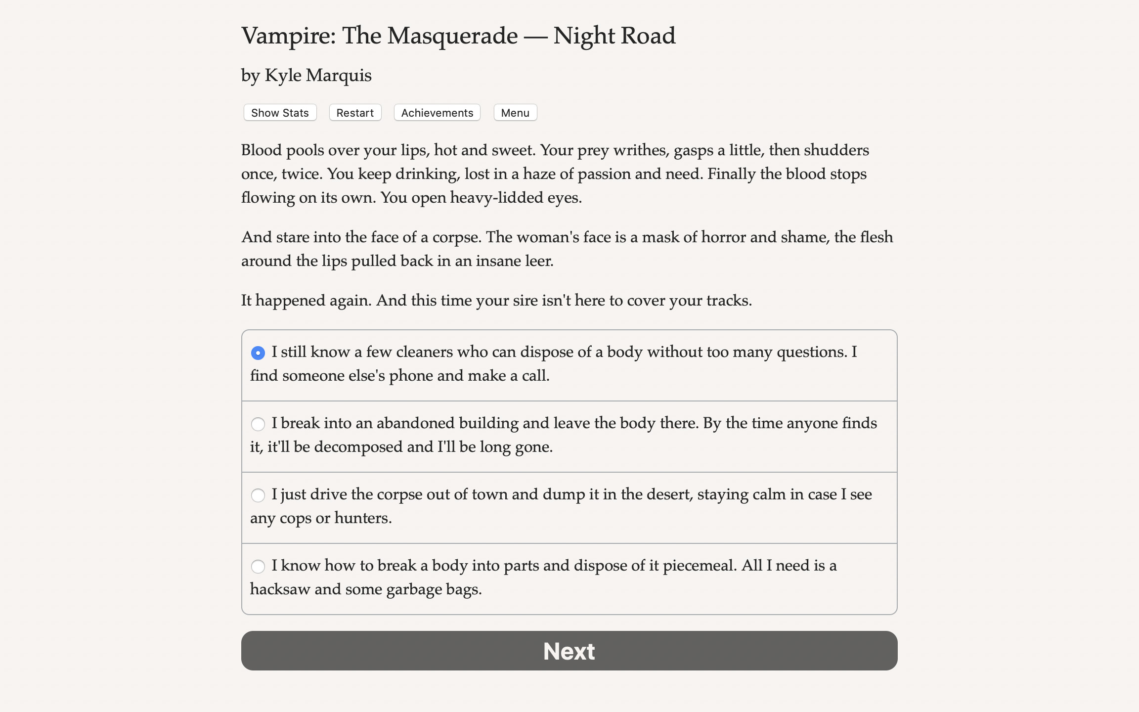 Vampire: The Masquerade - Night Road - Screenshot 4