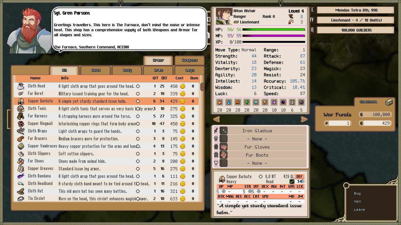 Dusk Tactics - Screenshot 1