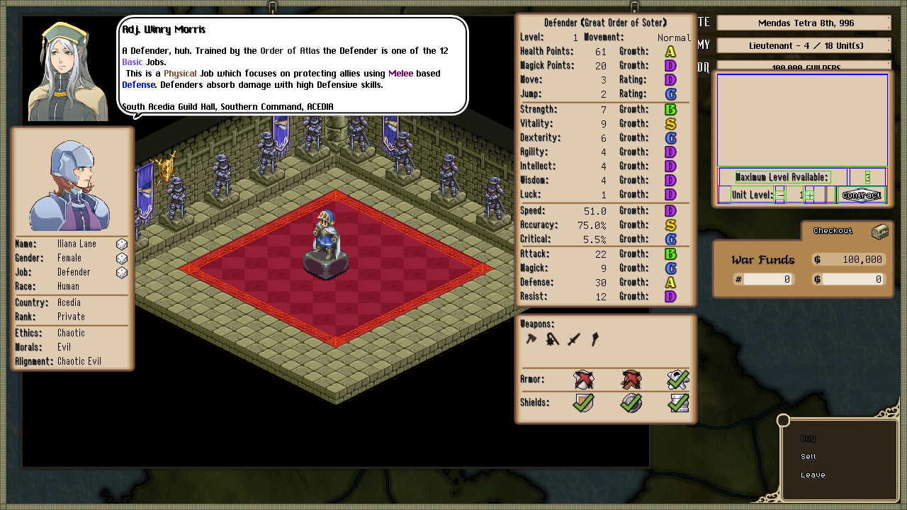 Dusk Tactics - Screenshot 2