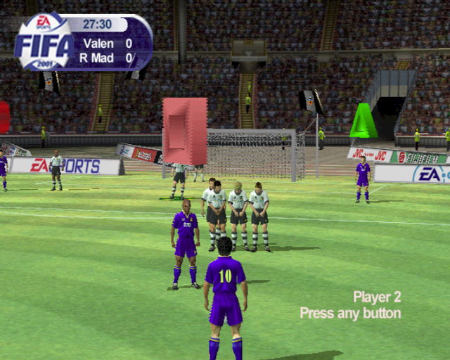 FIFA 2001 gameplay (PC Game, 2000) 