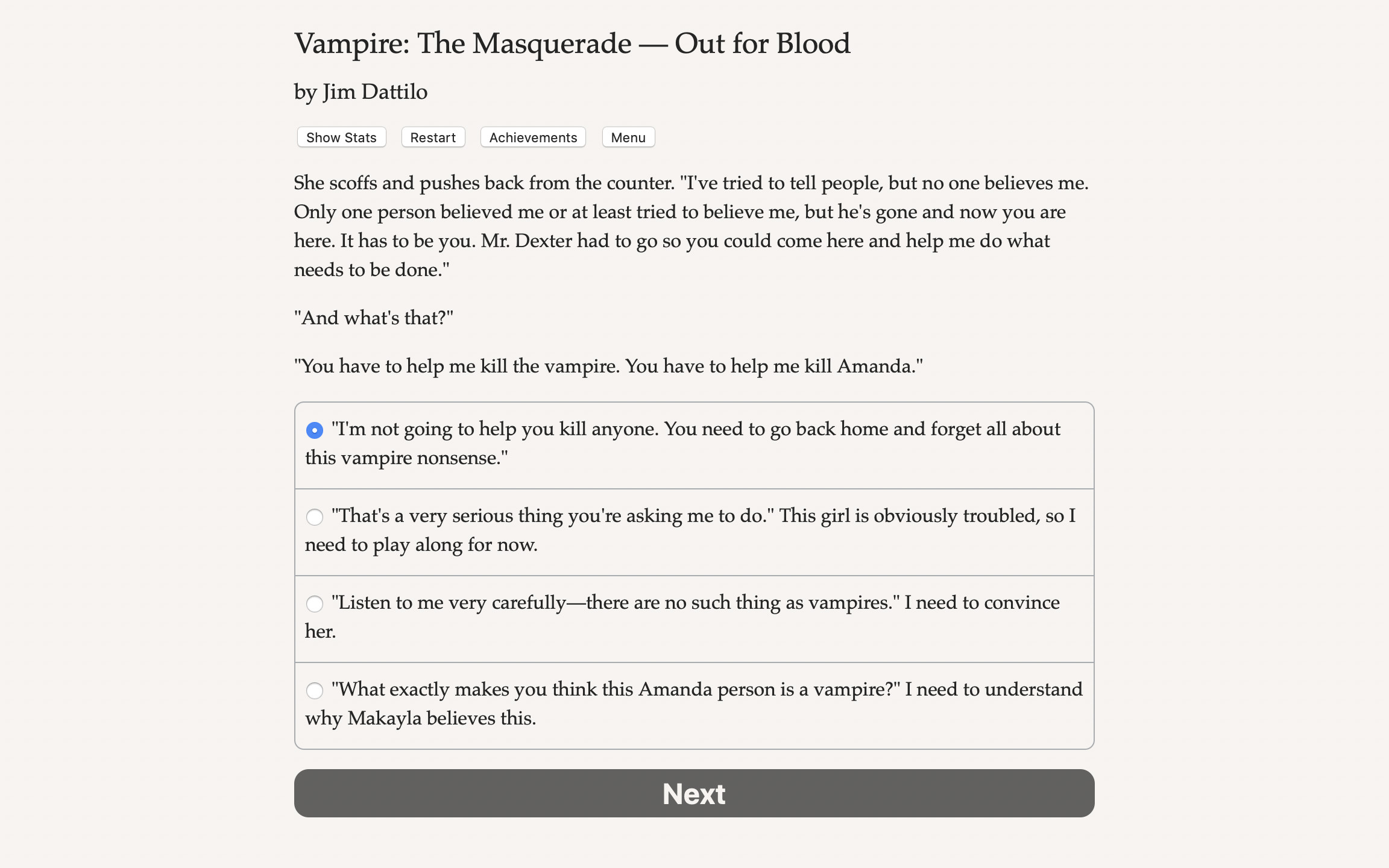 Vampire: The Masquerade - Out for Blood - Screenshot 4