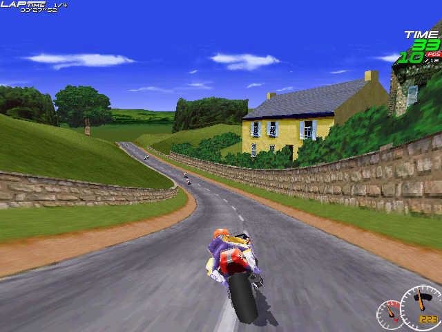 Moto Racer (1997) - PC Gameplay / Win 10 