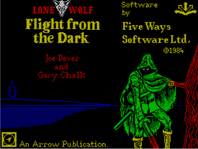 Lone Wolf: Flight from the Dark - Screenshot 1