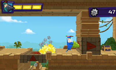 Phineas and Ferb: Quest for Cool Stuff gameplay screenshot 8