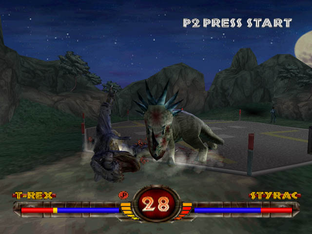 Jurassic Park: Warpath - PlayStation Fighting Game 