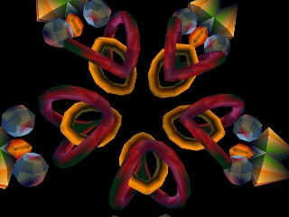 illustration de 3D Kaleidoscope: Baby Universe