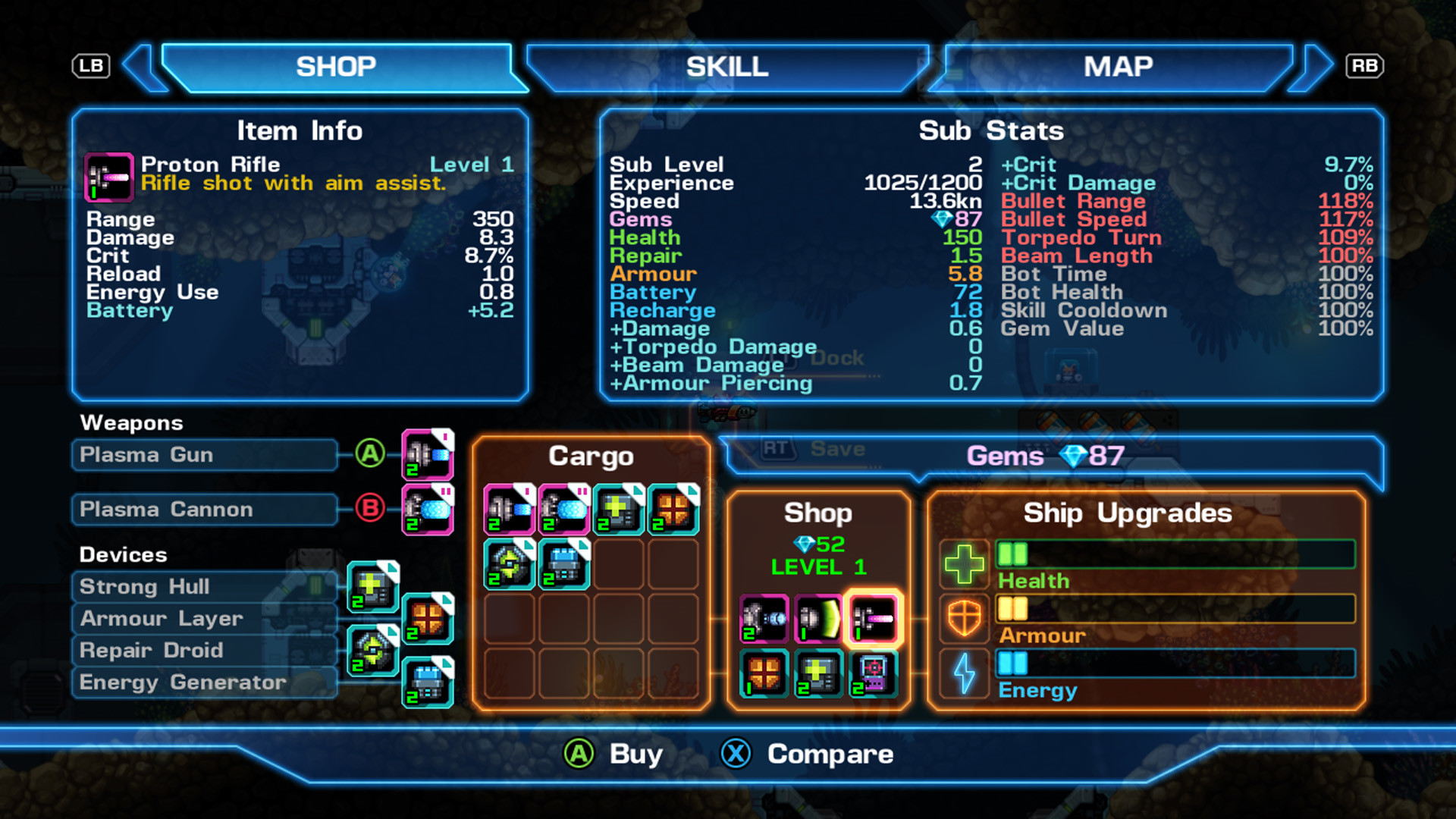 Astro Aqua Kitty: Limited Edition - Screenshot 1