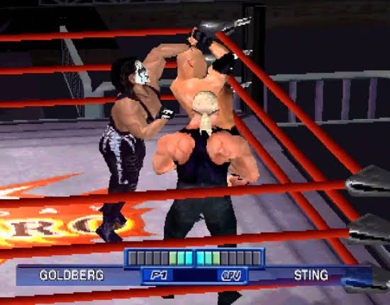 Wcw mayhem hot sale ps1