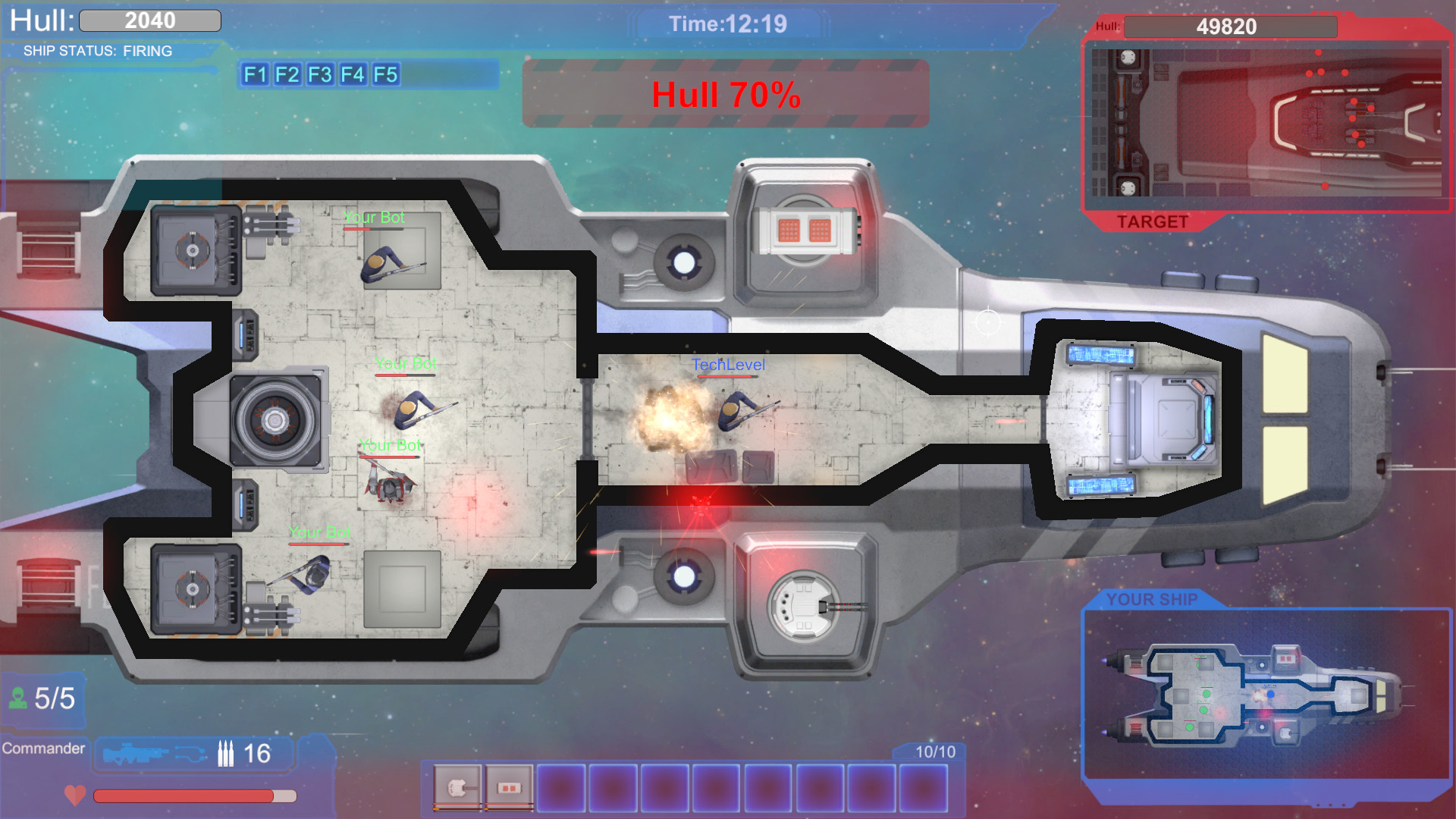 Spaceship Commander - Screenshot 2