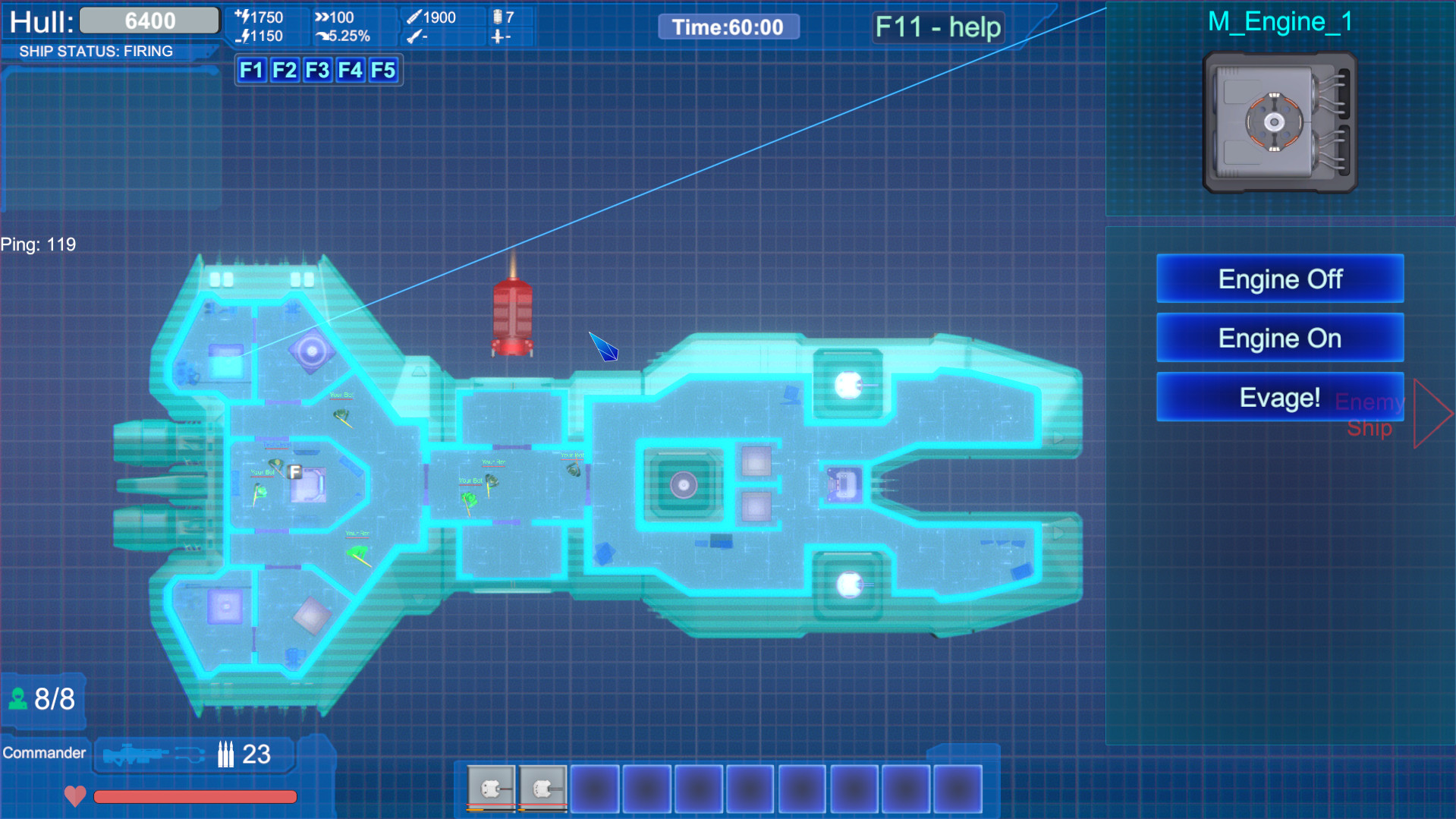 Spaceship Commander - Screenshot 1