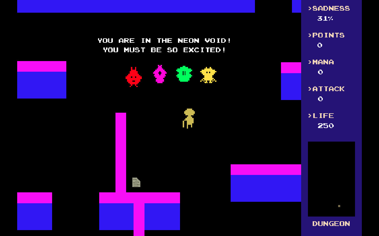 The Odd Neon Void - Screenshot 1