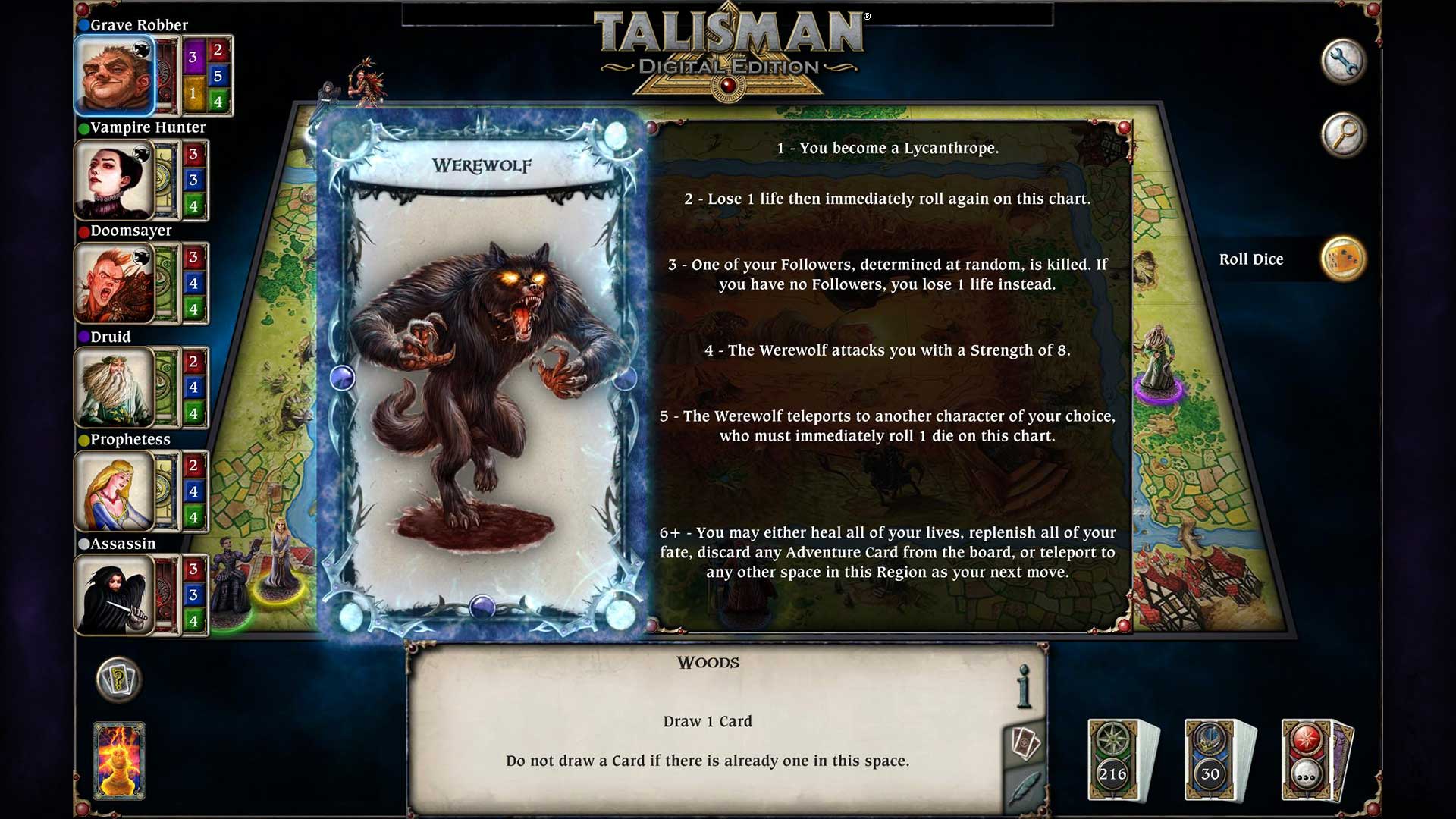 Talisman: Digital Edition - The Blood Moon - Screenshot 2