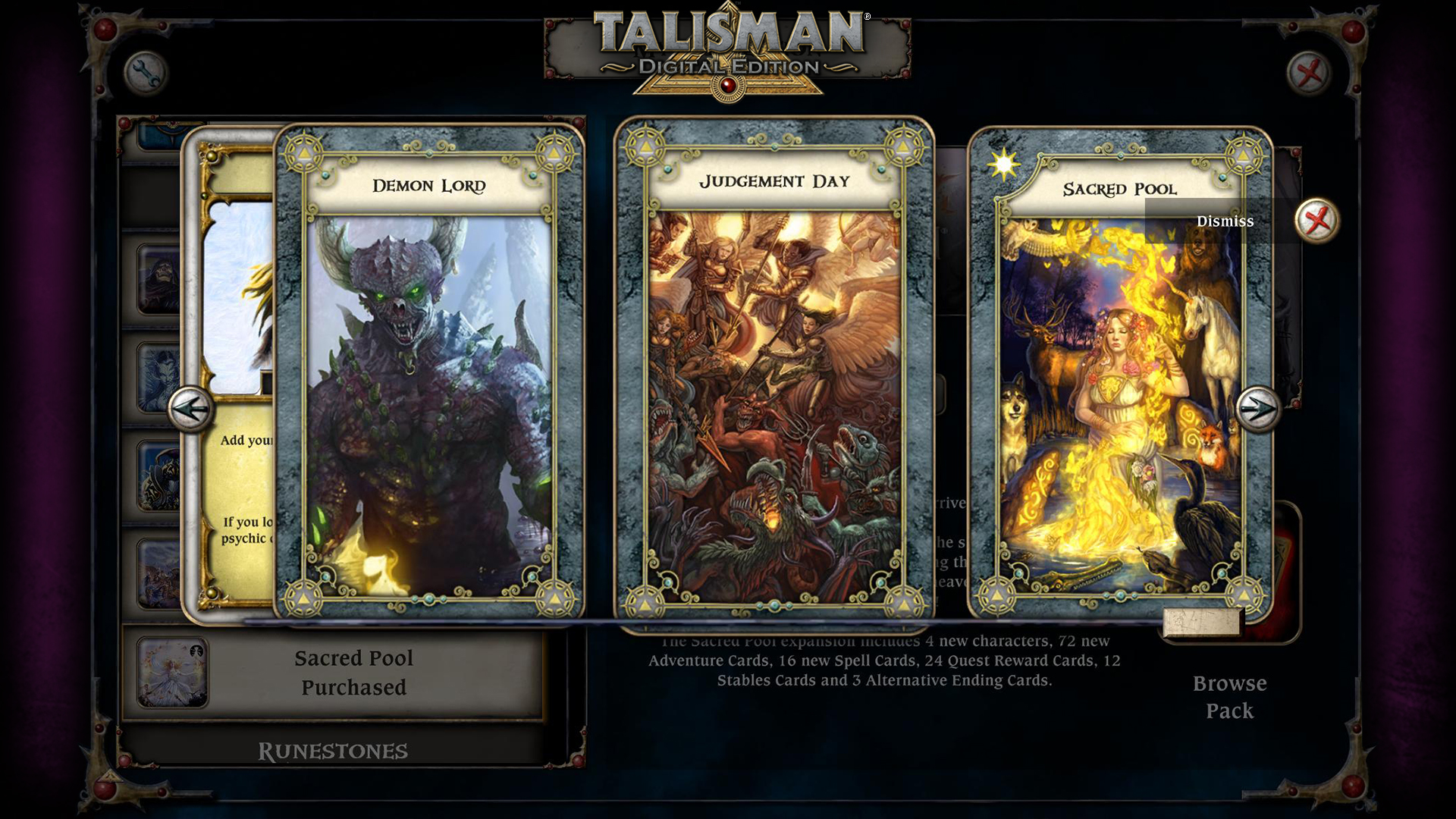 Talisman: Digital Edition - The Sacred Pool - Screenshot 2