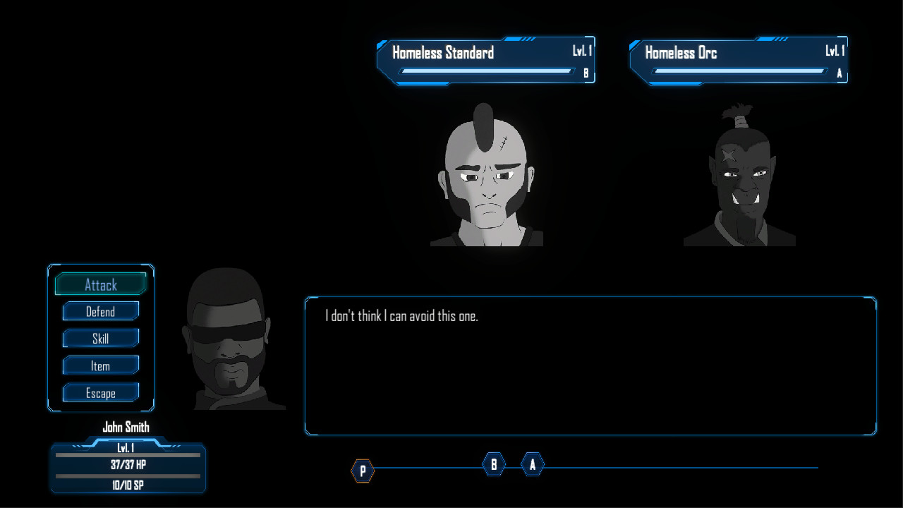 Penny RPG: Shadows of the Lost - A Blood City Tale - Screenshot 1