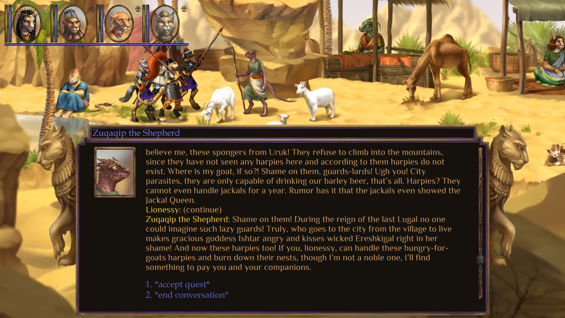 Paws on the Sand: Lionessy Sins - Screenshot 2
