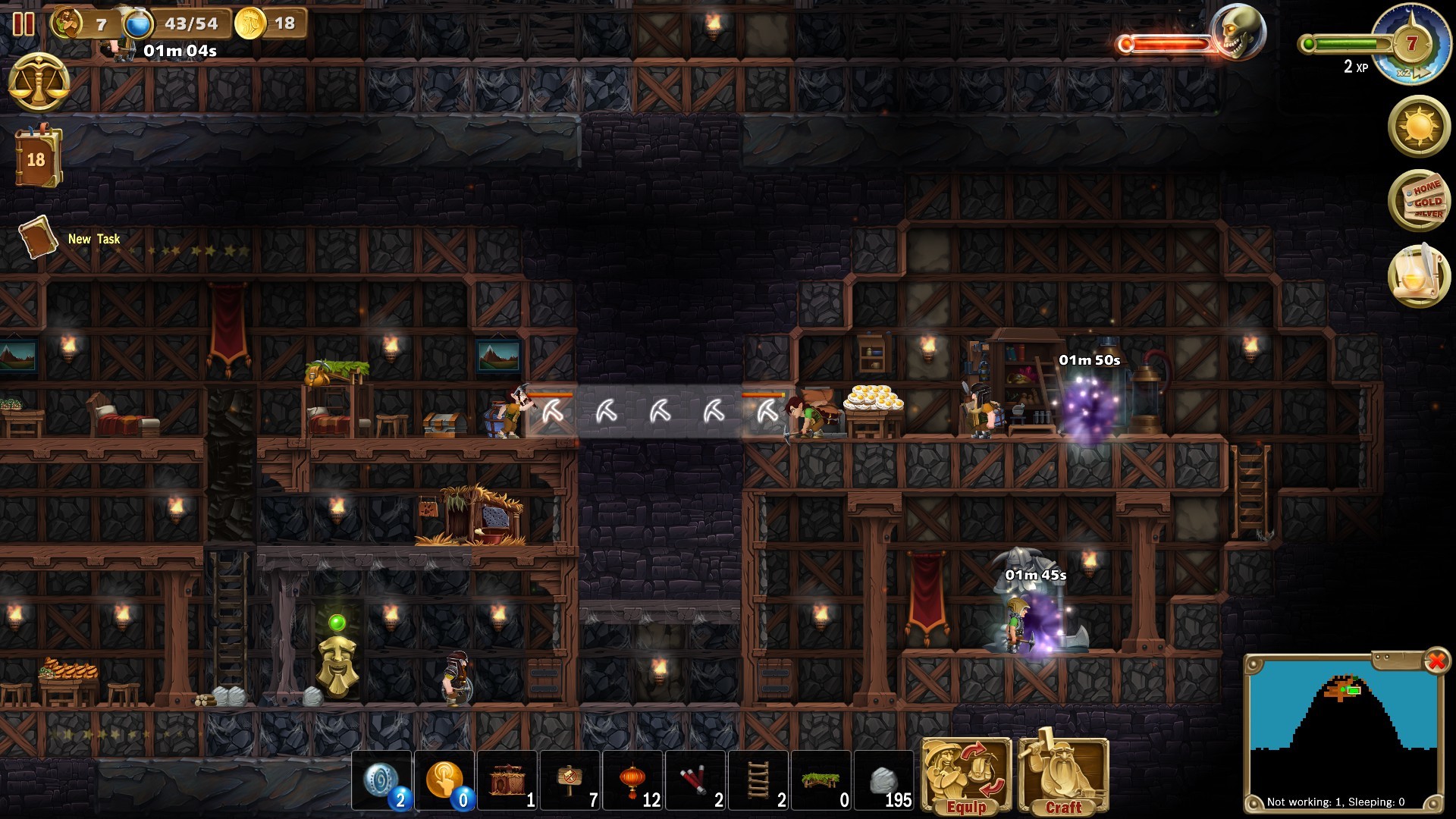 Craft the World: Lonely Mountain - Screenshot 4