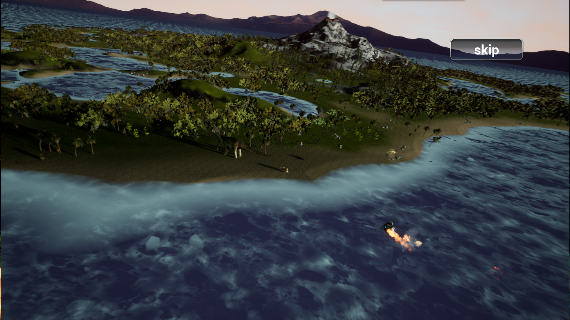 Escape from Dinosaur Island - Screenshot 1