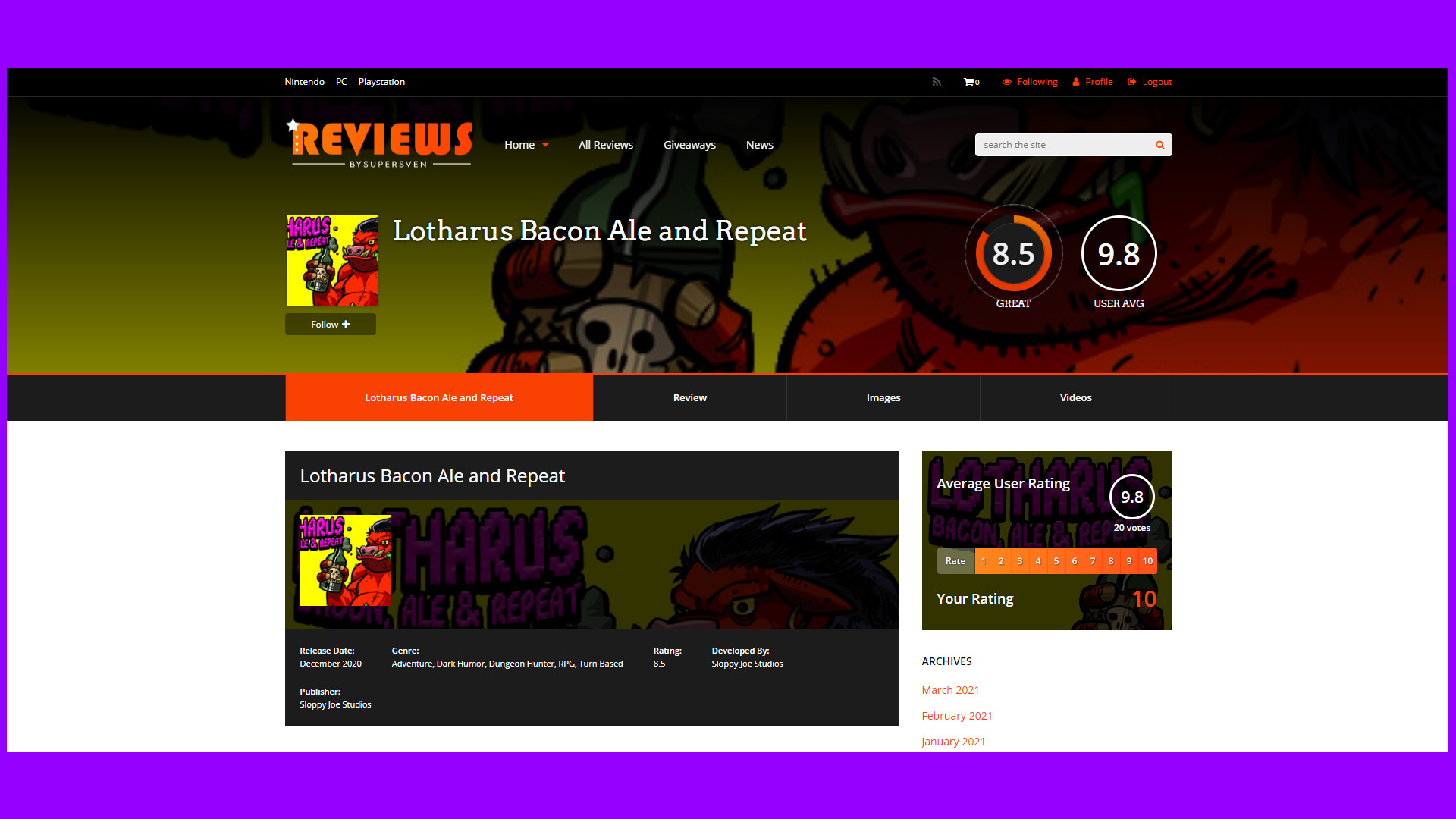 Lotharus: Bacon, Ale & Repeat - Screenshot 6